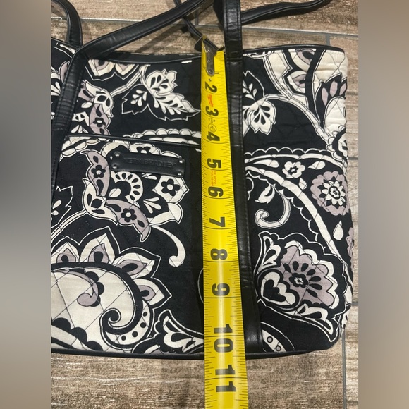 Vera Bradley Midnight Paisley Commuter Bag Tote Clean Zip & Pockets READ Trim - Picture 8 of 12